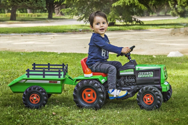 Otroški električni traktor s prikolico 6V