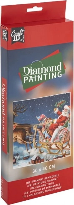Diamantno slikanje Santa 30x40cm