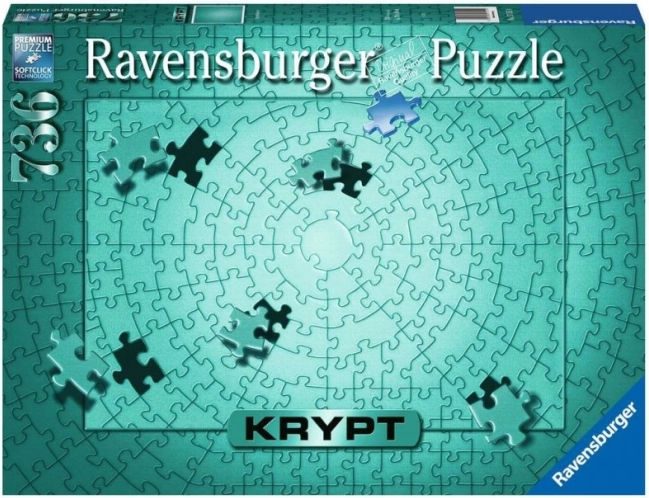 Ravensburger sestavljanka Krypt Metallic Mint 736 kosov