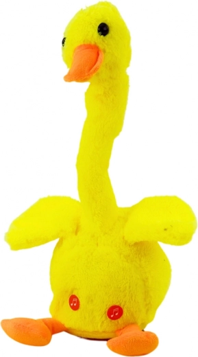 Ponavlja besede in zabava vso družino