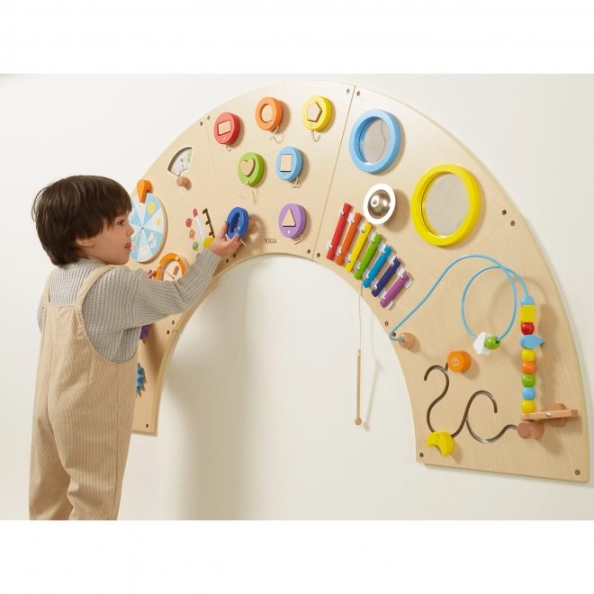 VIGA stenska manipulativna tabla Luk Montessori