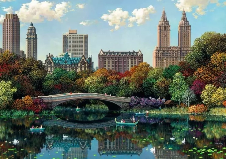 Sestavljanka RAVENSBURGER Central Park v New Yorku 1000 koščkov