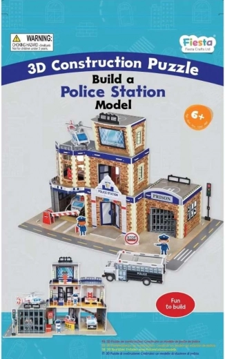 3D sestavljanka Policijska postaja Fiesta Crafts