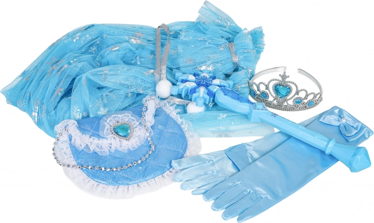 Celovit princeskin komplet v eni barvi