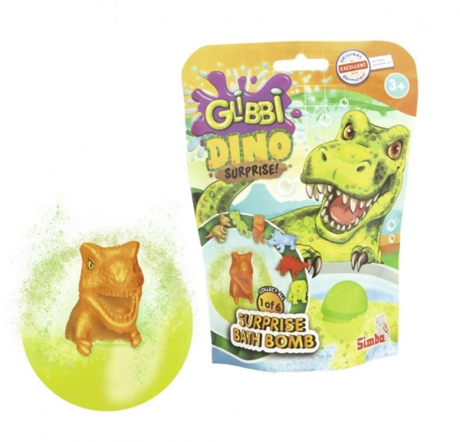 Glibbi Dino Surprise šumeča bomba s presenečenjem