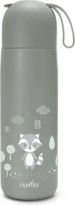 Termovka s silikonskim držalom 400 ml, žajbelj zelena