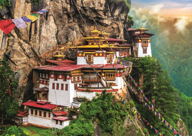 Sestavljanka Tigrovo gnezdo Bhutan 2000 kosov