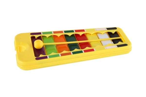 Ksilofon plast/kov 24cm s palico v škatli 29x16x3cm