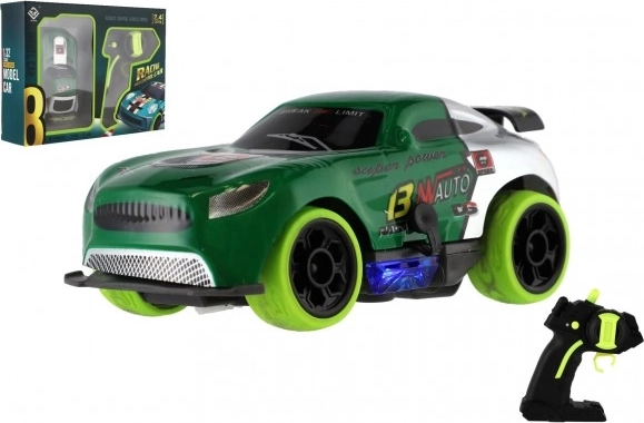 teddies rc dirkalni avto 1:32 zelen