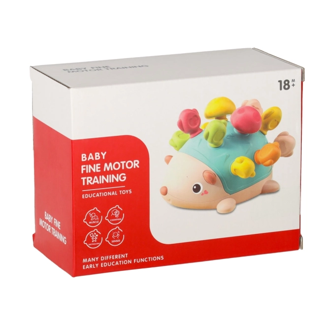 Ježek senzorični Montessori zelen