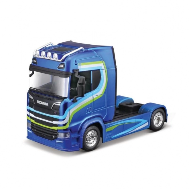 Bburago 1:43 Prevozniki Prilagojene Kabine Scania 770S – Moder