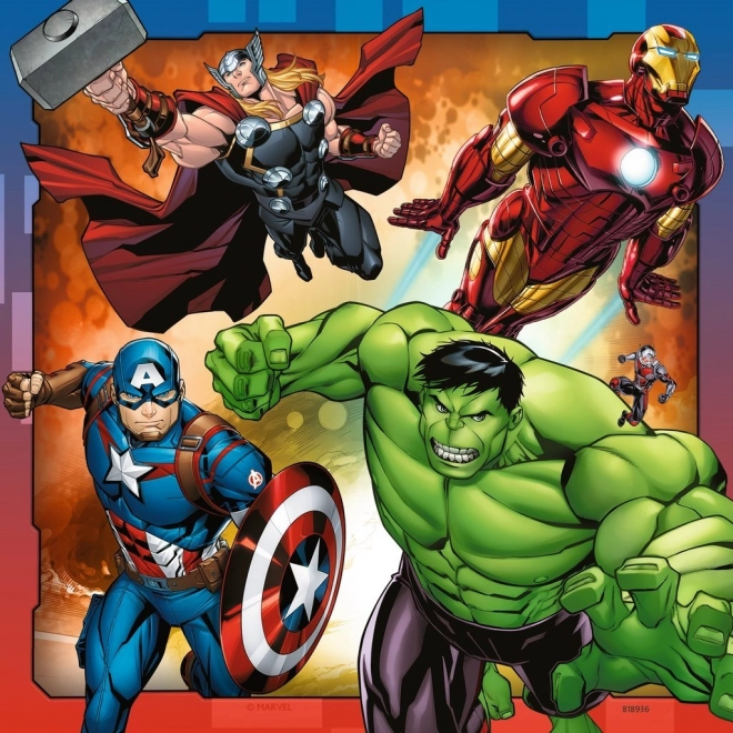 Sestavljanka Ravensburger Marvel Avengers 3x49 kosov