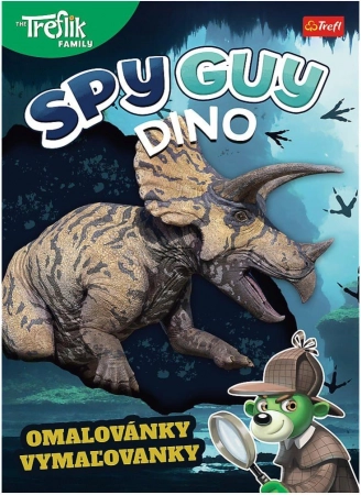 pobarvanke Spy Guy Dino 20 × 27,5 cm