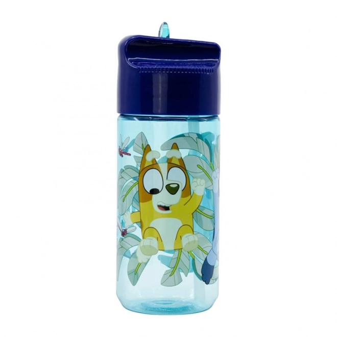 Steklenička za vodo s slamico za otroke STOR 50636 430 ml Bluey (modra)
