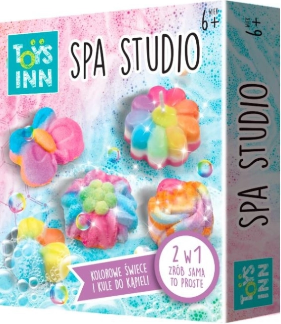 Creative SPA Studio komplet cvetličnih svečk in kopalnih kroglic