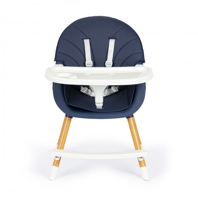 Ekotoys jedilna stolica 2v1 modra