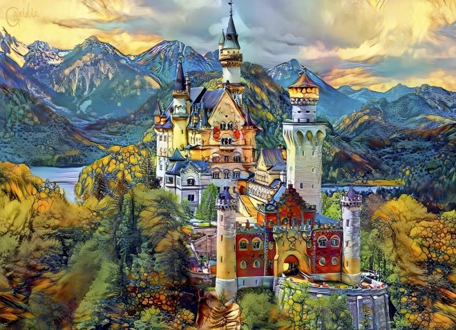 Sestavljanka Neuschwanstein 1000 kosov