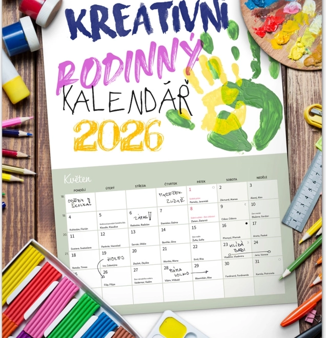 Kreativni družinski koledar 2026