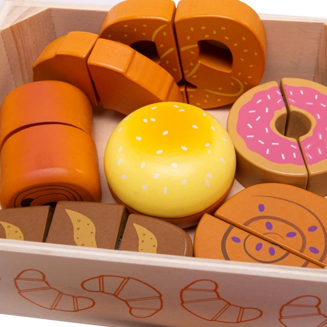 Bigjigs Toys Kruhci pecivo v škatli