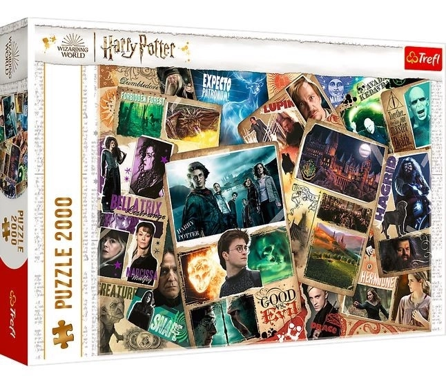 Sestavljanka 2000 kosov Harry Potter Junaki