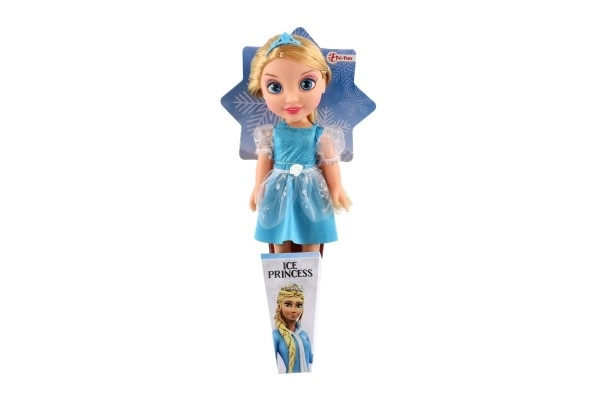 Lutka princesa Ledeno kraljestvo plastika 31cm v stožcu