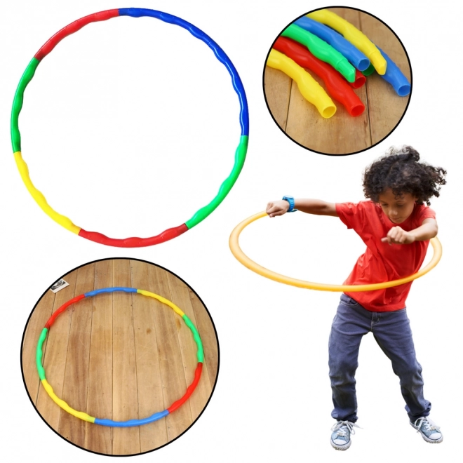 Barviti zložljivi Hula Hoop z masažnimi izboklinami