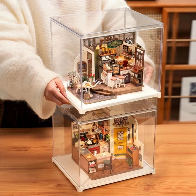 RoboTime zaslon za miniature hišic