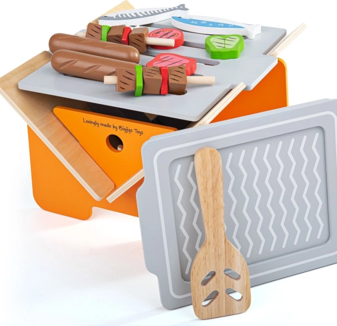 Leseni namizni žar Bigjigs Toys