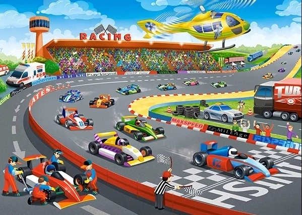 Sestavljanka s 120 kosi – FORMULA RACING