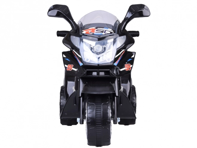 Otroški športni motocikel z barvno LED razsvetljavo – Črna