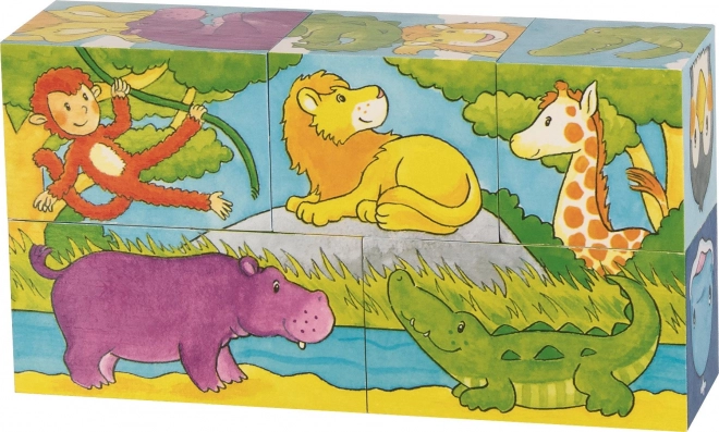 Lesene kocke Safari in Arktika, 5 kock