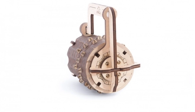 Ugears 3D sestavljanka - Šifrirana ključavnica 34 delov