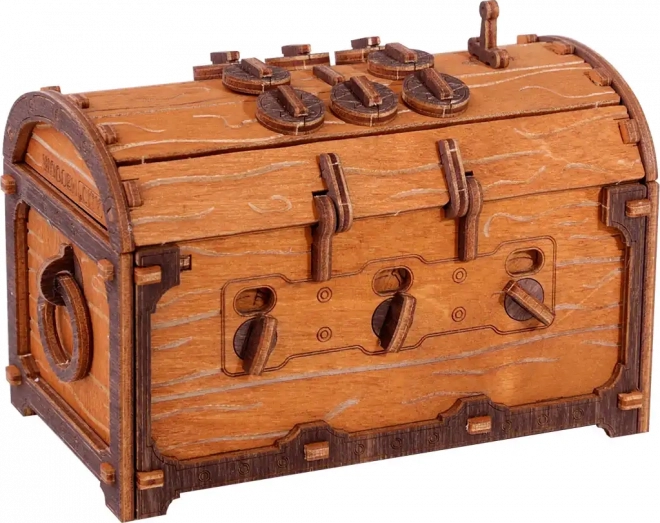 Pobeg iz Sobe Skrinja z Zakladom lesen 3D puzzle