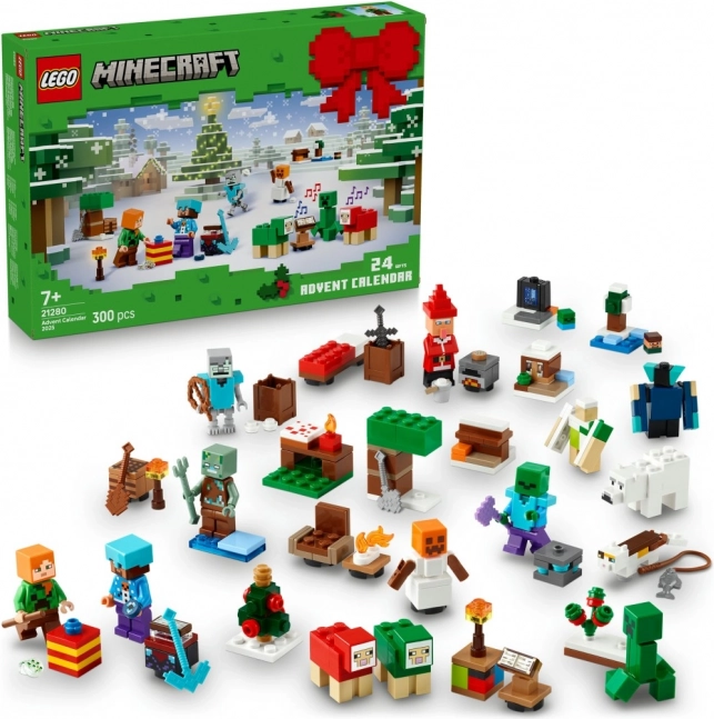 lego minecraft adventni koledar 2025