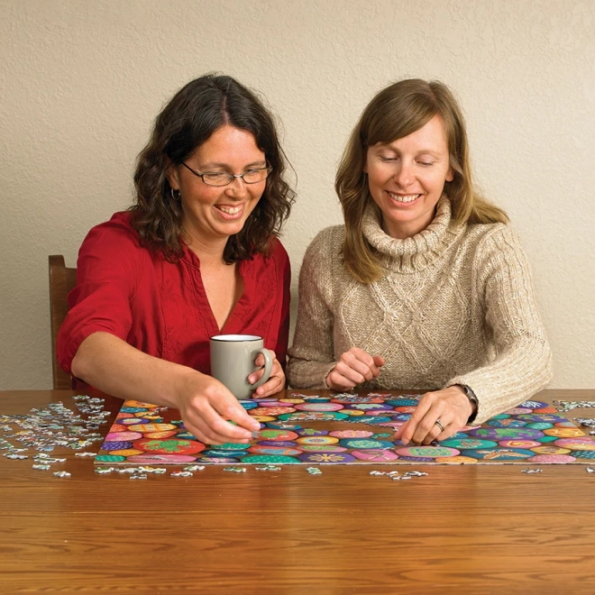 Puzzle Poslikani kamni jugozahoda COBBLE HILL 1000 kosov