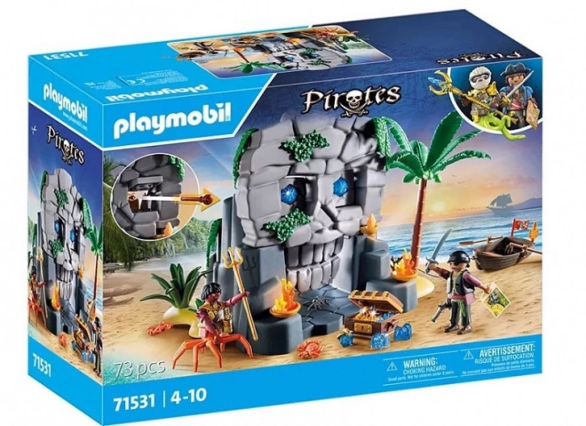 Igralni set PLAYMOBIL Pirati - Otok lobanje