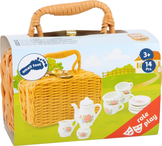 Majhen set za kavo v kovčku