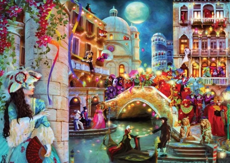 Clementoni puzzle Karnevalska Luna 1000 kosov