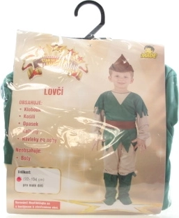 Otroški pustni kostum lovec (92–104 cm)