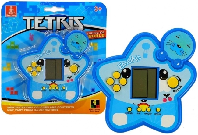 Elektronska igra TETRIS v obliki zvezde – modra