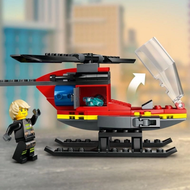 LEGO® City 60411 Gasilski reševalni helikopter