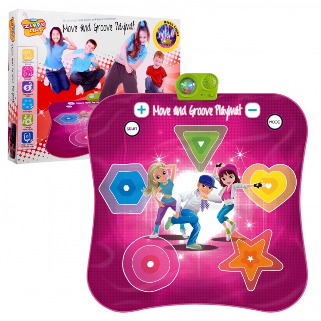 Plesna blazina Move and Groove za otroke 3+ - Glasbena igra z osvetlitvijo