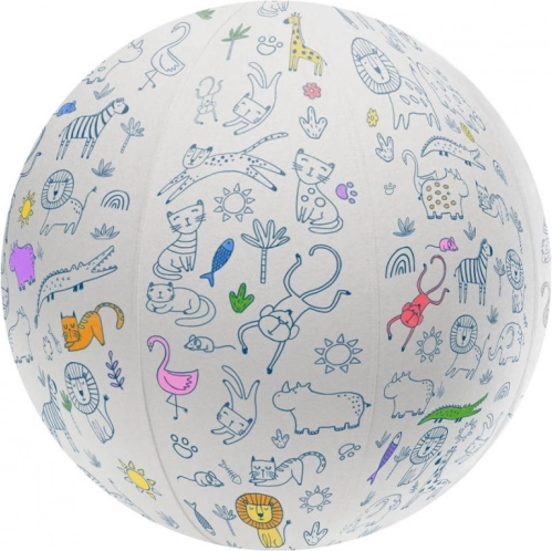 barvajoča žoga z živalmi 45 cm ARTO
