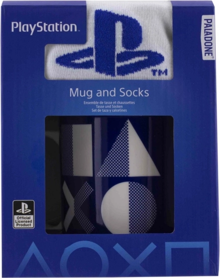 Darilni set PlayStation – skodelica in nogavice