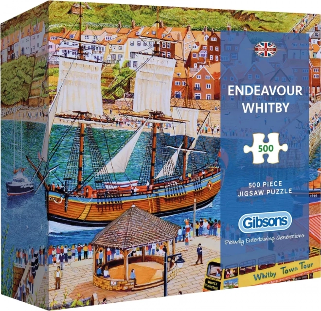 Sestavljanka Endeavour Whitby 500 delov