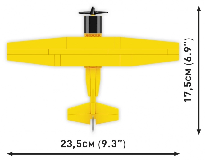 Cessna 172 Skyhawk set rumene barve