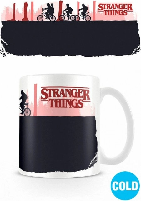 skodelica, ki spreminja videz Stranger Things Upside Down
