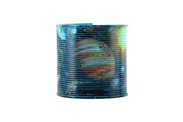 Spirala/fedr vesolje plast premer 6,5cm 2 barvi v škatlici 7x7x7cm