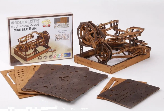 WOODEN CITY 3D lesene sestavljanke Marmor poti 265 kosov