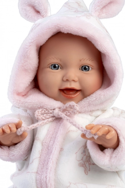 Llorens Little Baby realistična punčka dojenček z mehkim tekstilnim telesom